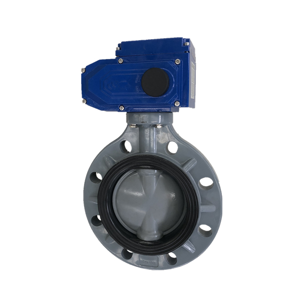 D971X塑料電動(dòng)對夾蝶閥